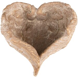 Clayre & Eef 6TE0436 Blumentopf Herz 23x25x10 cm...