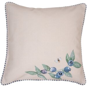 Clayre & Eef BBF21 Kissenhülle 40x40 cm Beige...