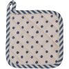 Pătură de bucătărie pentru copii 16x16 cm, beige/albastru, 100% bumbac