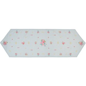 Clayre & Eef CHB65 Pânză de masă 50x160 cm Verde