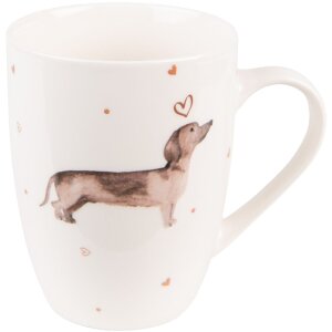 Can Clayre & Eef DHLMU 12x8x10 cm, 300 ml, bej-marol