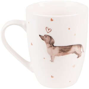 Can Clayre & Eef DHLMU 12x8x10 cm, 300 ml, bej-marol