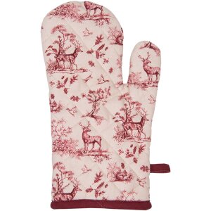 Manșoane de bucătărie Clayre & Eef 18x30 cm Albastru/Roz