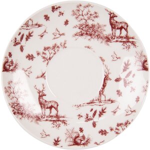 Ceașcă de cafea Clayre & Eef cu farfurie, porțelan, 200 ml