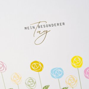 Goldbuch Album Foto Prato "Mein besonderer Tag" 25x25 cm Albastru Gold