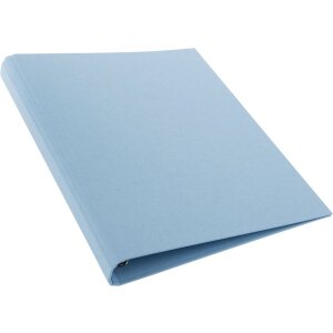 Ringbuch Goldbuch Bella Vista cu copertă din lână albastru cerulean DIN A4