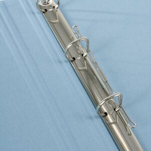 Ringbuch Goldbuch Bella Vista cu copertă din lână albastru cerulean DIN A4