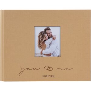 Goldbuch Gästebuch Forever braun 25x20 cm 100...