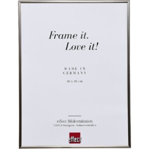 Effect Kunststoffrahmen Art platin 24x30 cm Klarglas