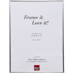 Effect Kunststoffrahmen Art silber 50x65 cm Klarglas