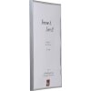 Effect Kunststoffrahmen Art silber 50x70 cm Klarglas