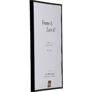 Effect Kunststoffrahmen Art schwarz 70x100 cm Klarglas