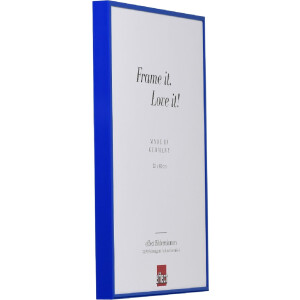 Efect aluminiu cadru Quadro 25x35 cm albastru sticlă transparentă dimensional stabil