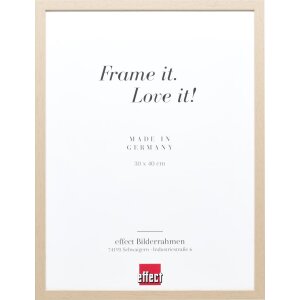 Effect Holzrahmen Profil 35 hellbraun 25x60 cm Normalglas