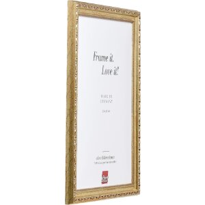 Rama foto baroc din lemn masiv, profil 37 antic argint 29,7x42 cm