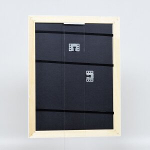 Effect Holz-Barockrahmen Profil 37 weiß 50x75 cm Normalglas