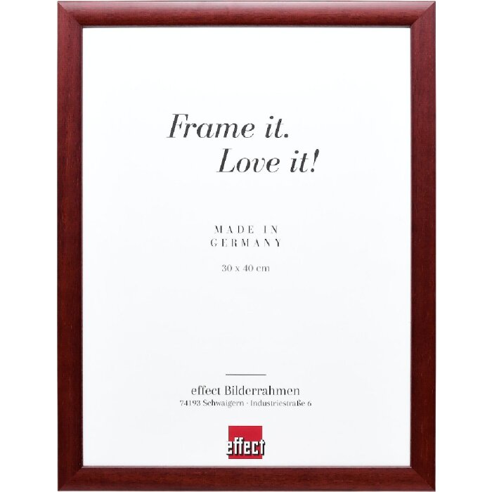 Effect Holz Ramă Foto Profil 43 roșie 20x20 cm