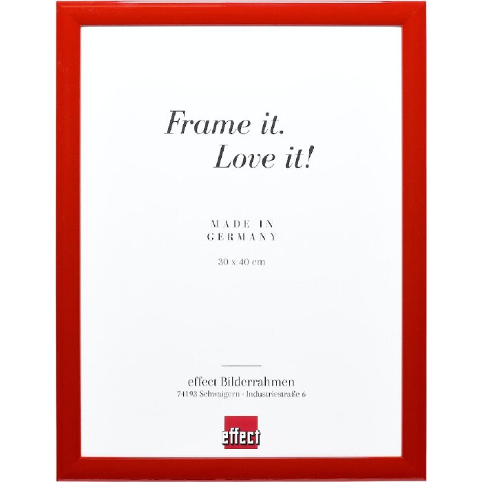 Effect Holz Ramă Foto Profil 43 roșu lucios 24x30 cm