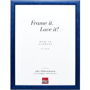 Effect Holz-Bilderrahmen Profil 43 royalblau 30x45 cm...
