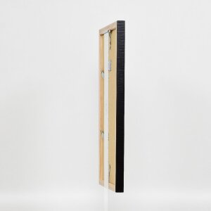 effect Holzrahmen Profil 48 negru 9x13 cm sticlă transparentă