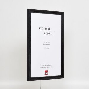 Rama foto Profil 48 neagră 21x28 cm, sticlă transparentă