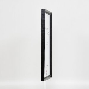 Rama foto Profil 48 neagră 25x70 cm, cu sticlă transparentă