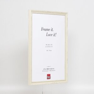 Rama foto din lemn Profil 48 albă 35x50 cm