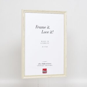 Rama foto din lemn Profil 48 albă 30,5x91,5 cm cu sticlă transparentă