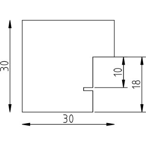 Effect Holz-Bilderrahmen Profil 52 dunkelbraun 60x90 cm Normalglas