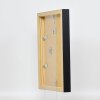 Effect Holz Bilderrahmen Profil 55 schwarz 35x100 cm Normalglas