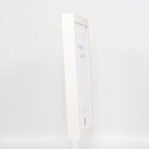 Effect Holz-Bilderrahmen Profil 55 weiß 40x60 cm Normalglas