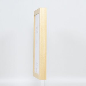 Effect Holz-Bilderrahmen Profil 55 natur 14,8x21 cm Normalglas