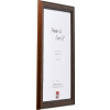 Effect Holzbilderrahmen Profil 64 braun 23x70 cm Klarglas 0640-2370-43