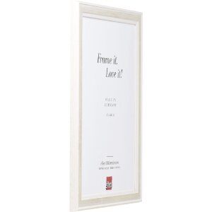 Ramă foto Effect Holz Profil 64 albă 50x70 cm sticlă transparentă