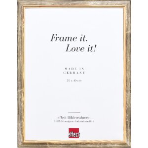 effect Holzrahmen Profil 67 braun 70x70 cm mit Klarglas...