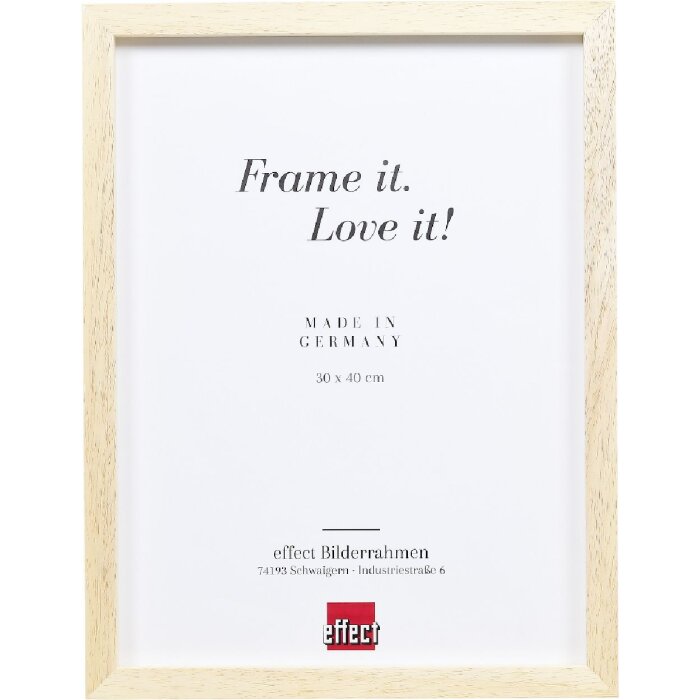 Effect Holz Ramă Foto Profil 74 Natur 10x10 cm Sticlă Transparentă