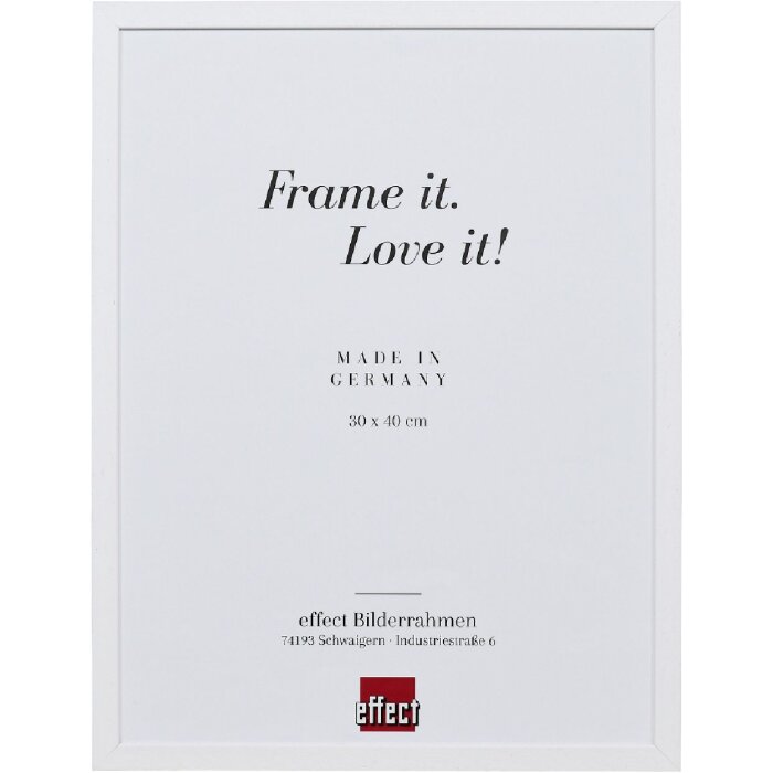 Ramă foto din lemn Effect Profil 2330 alb 29,7x42 cm sticlă transparentă