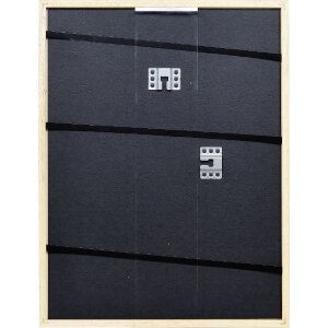 Rama foto din lemn masiv cu profil argintiu Effect Profil Top S 21x29,7 cm