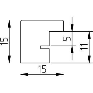Ramă foto din lemn Effect Profil Top S albastră 50x65 cm cu sticlă