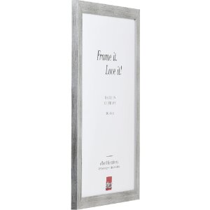 Ramă foto din lemn masiv Profil Top Pro silver 10x10 cm, glas clar