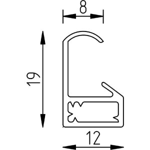 Effect Kunststoffrahmen Art weiß 59,4x84,1 cm Antireflexglas