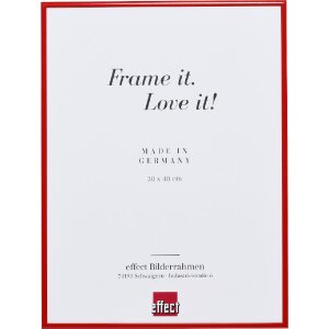 Effect Aluminium-Bilderrahmen Quadro 18x27 cm rot...