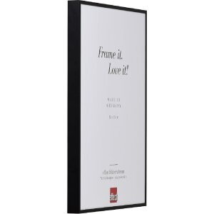 Rama pentru tablouri din aluminiu cu efect Quadro 30x30 cm sticlă neagră antireflex