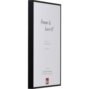 Rama foto Quadro 30x40 cm negru cu sticlă antireflex din aluminiu cu efect