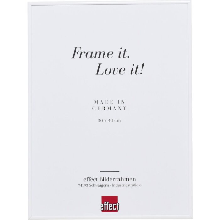 Rama foto din aluminiu cu efect Quadro 35x100 cm sticlă albă antireflex