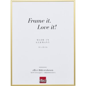 Effect Aluminium-Bilderrahmen Quadro 50x65 cm gold mit...