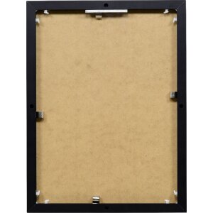 Rama de aluminiu cu efect Quadro 60x80 cm sticlă neagră antireflex