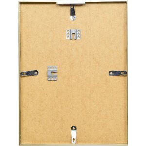 Ramă foto din aluminiu Effect Serie 2 cu sticlă antireflex, aur, 70x70 cm