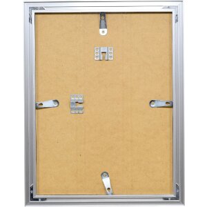 Rama foto din aluminiu Alu Profil S3 argint, 20x25 cm, cu sticlă antireflex