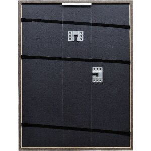 Efect cadru din lemn profil 23 albastru 25x35 cm sticlă anti-reflexivă